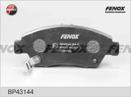Комплект тормозных колодок, дисковый тормоз FENOX BP43144