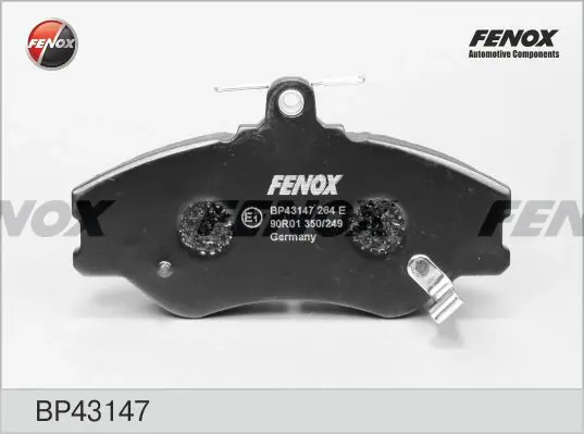 Комплект тормозных колодок, дисковый тормоз FENOX BP43147 (фото 1)