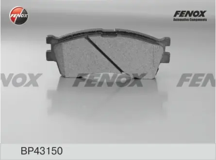 Комплект тормозных колодок, дисковый тормоз FENOX BP43150
