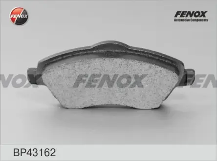 Комплект тормозных колодок, дисковый тормоз FENOX BP43162