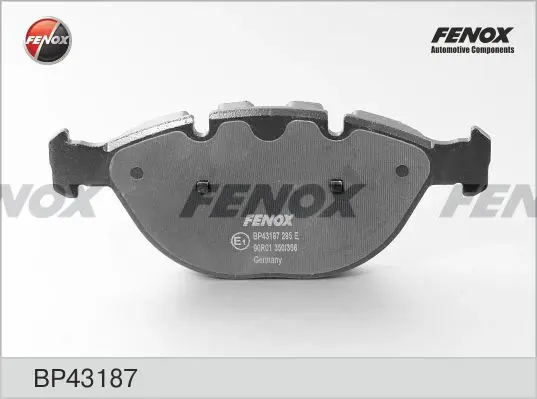 Комплект тормозных колодок, дисковый тормоз FENOX BP43187 (фото 1)