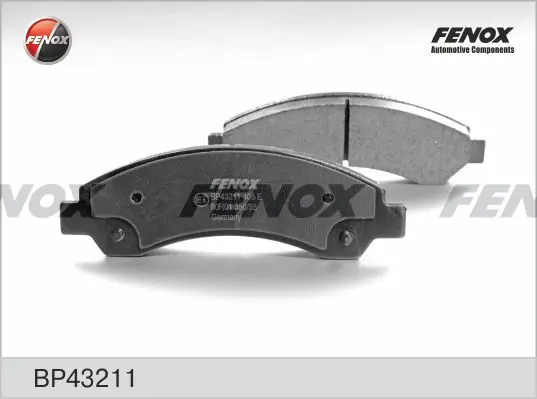 Комплект тормозных колодок, дисковый тормоз FENOX BP43211 (фото 1)