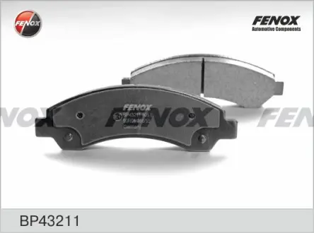 Комплект тормозных колодок, дисковый тормоз FENOX BP43211