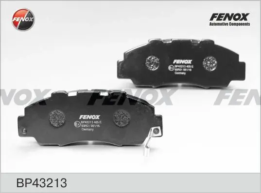 Комплект тормозных колодок, дисковый тормоз FENOX BP43213 (фото 1)