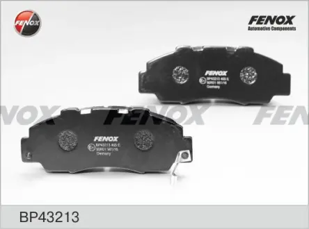 Комплект тормозных колодок, дисковый тормоз FENOX BP43213