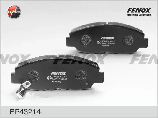 Комплект тормозных колодок, дисковый тормоз FENOX BP43214 (фото 1)