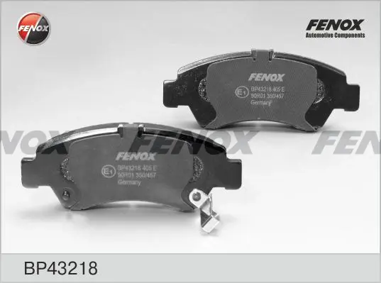 Комплект тормозных колодок, дисковый тормоз FENOX BP43218 (фото 1)