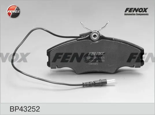 Комплект тормозных колодок, дисковый тормоз FENOX BP43252 (фото 1)