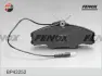 Комплект тормозных колодок, дисковый тормоз FENOX BP43252 (фото 1)