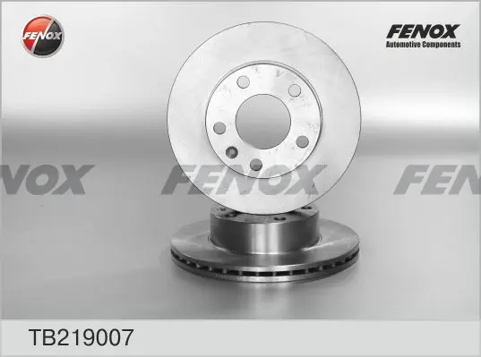 Тормозной диск FENOX TB219007 (фото 1)