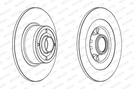 Диск тормозной FERODO DDF1443C1