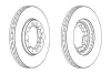 Тормозной диск FERODO DDF1552 (фото 1)