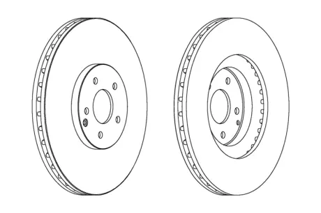 Тормозной диск FERODO DDF1585C