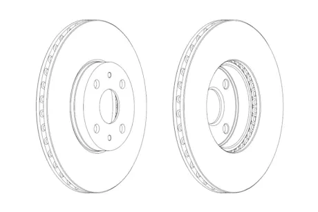Тормозной диск FERODO DDF1780C