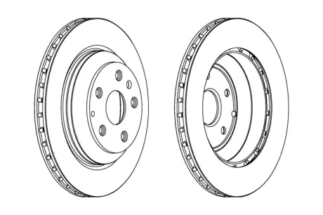 Гальмівний диск FERODO DDF1855C1