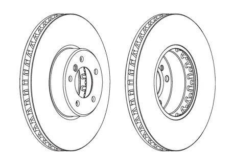 Тормозной диск FERODO DDF1867C