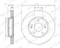 Тормозной диск Ferodo FERODO DDF3056C (фото 2)