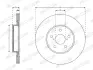 Тормозной диск FERODO DDF3100C (фото 3)