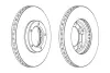 Тормозной диск FERODO DDF416 (фото 1)