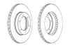 Тормозной диск FERODO DDF800 (фото 1)