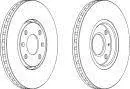 Тормозной диск FERODO DDF8411