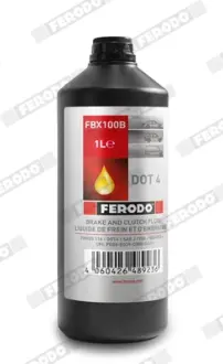 Рідина гальмівна, DOT4, 1L FERODO FBX100B