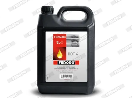 Рідина гальмівна DOT 4 5л FERODO FBX500B