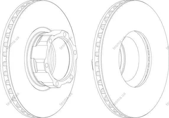 Тормозной диск FERODO FCR119A (фото 1)