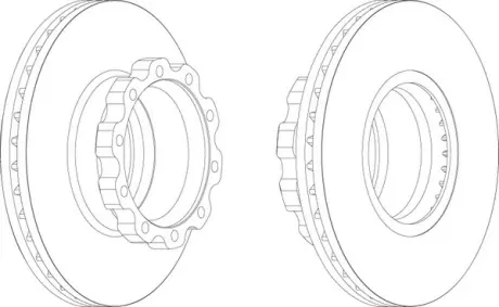 Тормозной диск FERODO FCR160A