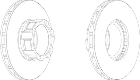 Тормозной диск FERODO FCR162A