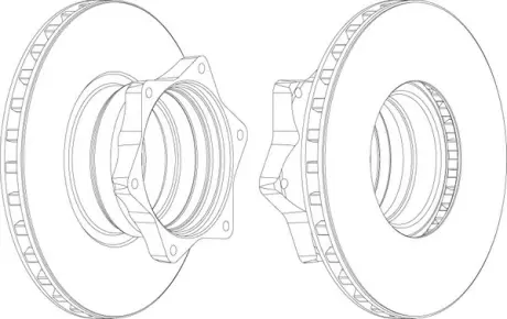 Тормозной диск FERODO FCR165A