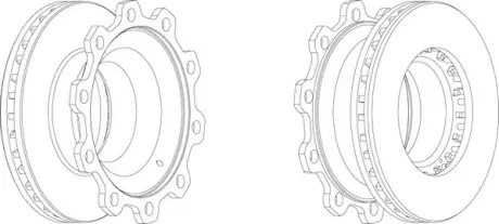 Тормозной диск FERODO FCR205A