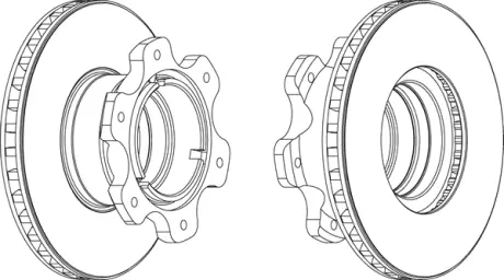 Тормозной диск FERODO FCR208A