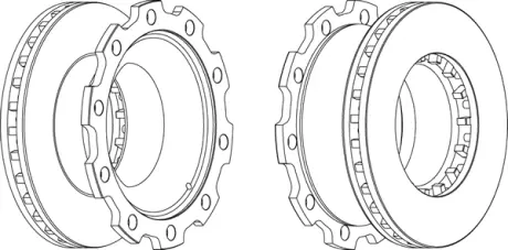 Тормозной диск FERODO FCR210A