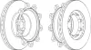 Тормозной диск FERODO FCR293A (фото 1)