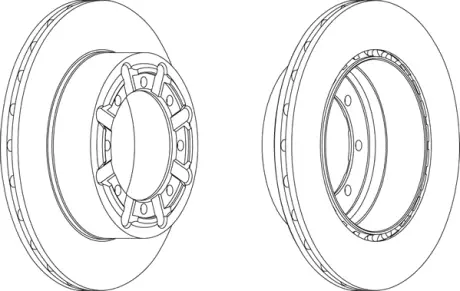 Тормозной диск FERODO FCR340A