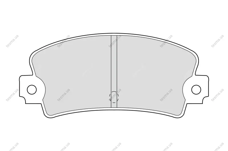 Комплект тормозных колодок, дисковый тормоз FERODO FDB102 (фото 1)