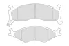 Комплект тормозных колодок, дисковый тормоз FERODO FDB1034 (фото 1)