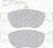 Комплект тормозных колодок, дисковый тормоз FERODO FDB1056B (фото 2)