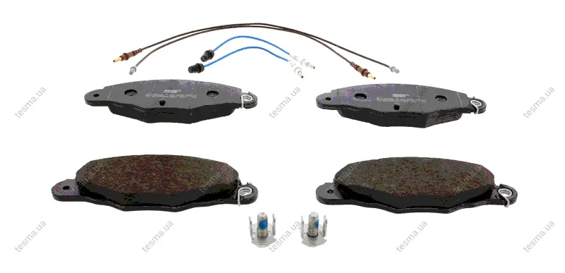 Комплект тормозных колодок, дисковый тормоз FERODO FDB1114 (фото 1)