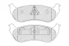 Комплект тормозных колодок, дисковый тормоз FERODO FDB1793 (фото 1)