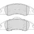 Brake pads. Колодки тормозные, дисковый тормоз FERODO FDB4014 (фото 2)