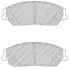 Комплект тормозных колодок, дисковый тормоз FERODO FDB4443 (фото 1)