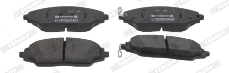 Комплект гальмівних колодок передн, CHEVROLET AVEO 1.2-1.6 03.11- FERODO FDB4496