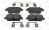 Комплект гальмівних колодок задн, OPEL INSIGNIA B, INSIGNIA B COUNTRY, INSIGNIA B GRAND SPORT 1.5-2.0D 03.17- FERODO FDB5202 (фото 1)