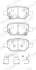 Комплект гальмівних колодок задн (з комплектуючими), CHEVROLET TRAX OPEL MOKKA / MOKKA X 1.4-1.8 06.12- FERODO FDB5215 (фото 2)