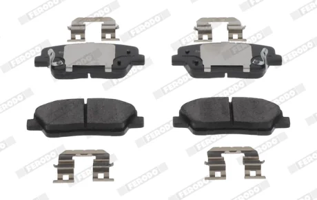 Комплект гальмівних колодок задн, HYUNDAI SANTA FÉ III KIA BORREGO, SORENTO II, SORENTO III, SORENTO II/SUV, STINGER 2.0-3.0D 11.07- FERODO FDB5238