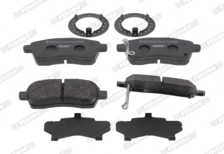 Комплект гальмівних колодок передн, SUZUKI IGNIS III, SWIFT V 1.2/1.2H 02.16- FERODO FDB5289