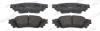 Комплект гальмівних колодок задн, LEXUS NX 2.0/2.5H 07.14- FERODO FDB5297 (фото 1)