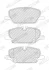 Комплект гальмівних колодок передн, OPEL INSIGNIA B, INSIGNIA B COUNTRY, INSIGNIA B GRAND SPORT 1.5-2.0D 03.17- FERODO FDB5331 (фото 3)